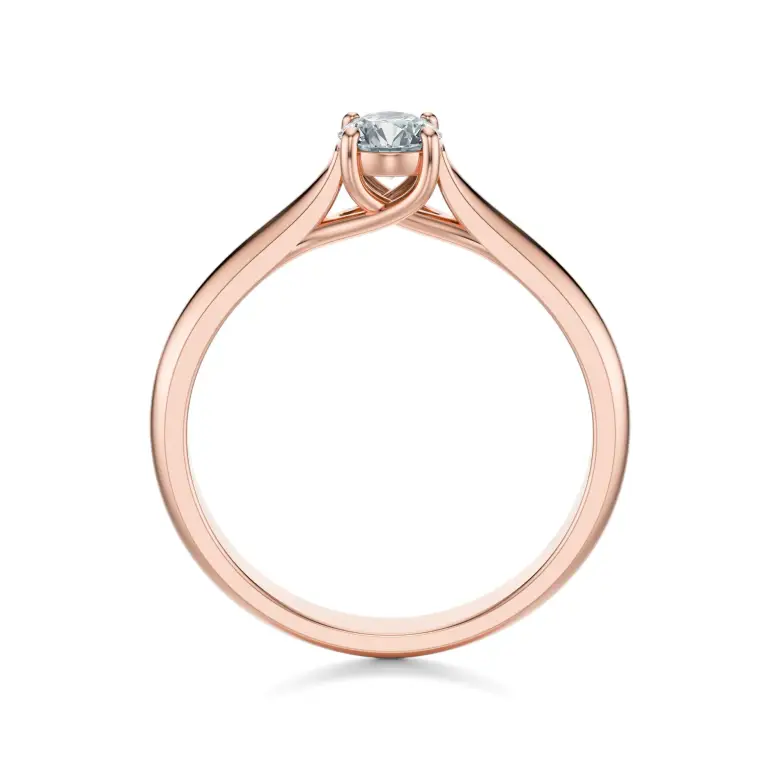 Pierścionek zaręczynowy z brylantem